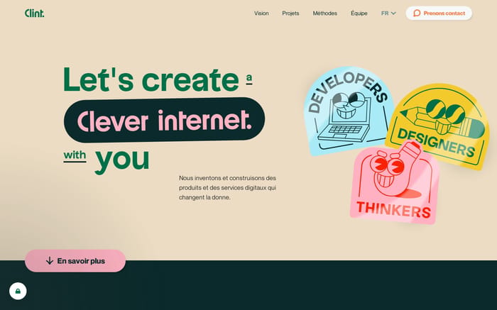 Clint Agency website preview