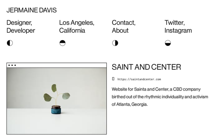 Jermaine Davis website preview