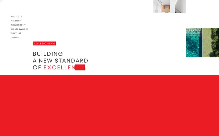 Caledonian website preview