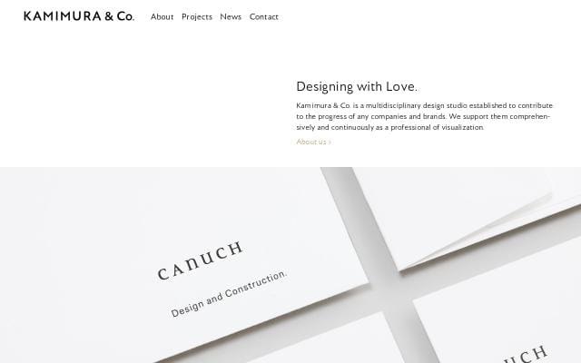 Kamimuraandcompany website preview