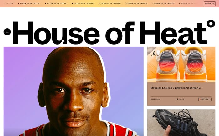 House of Heat website preview