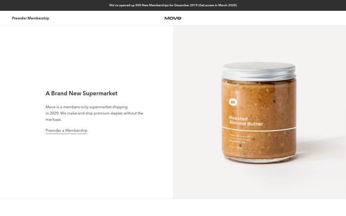 Move website preview