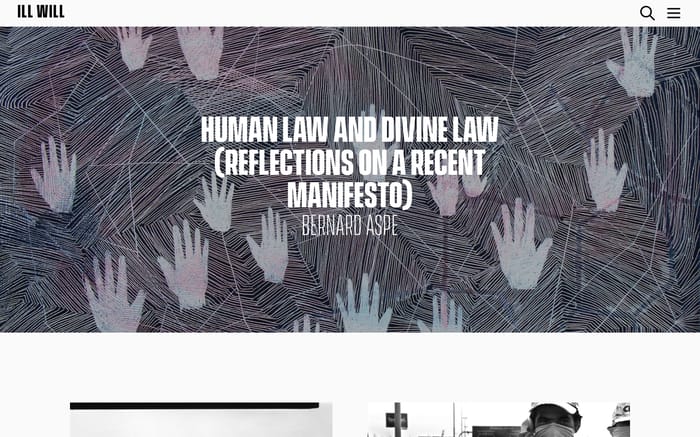 Ill Will website preview