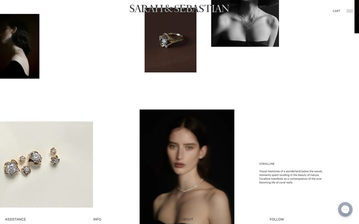 Sarah & Sebastian website preview