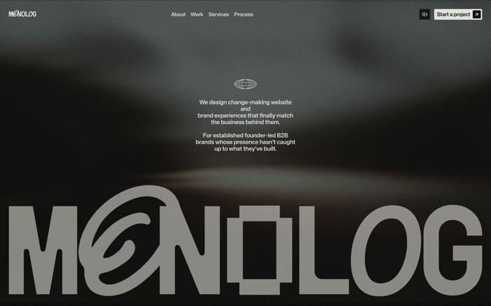 Monolog website preview