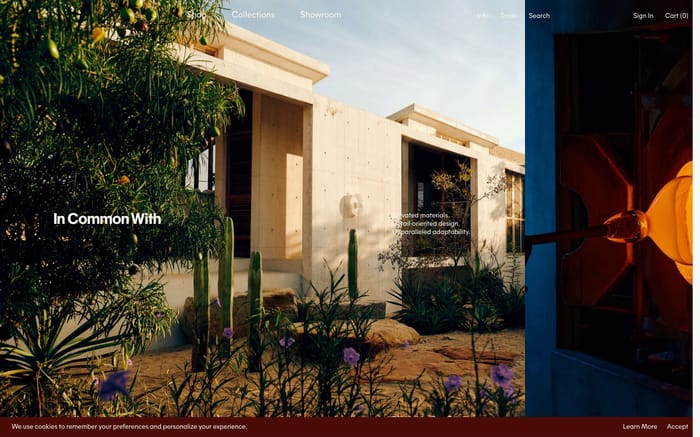 In Common With website preview