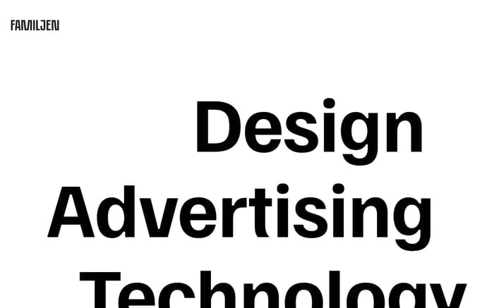 Familjen website preview