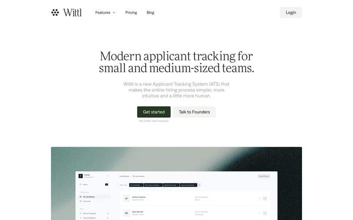 Wittl website preview
