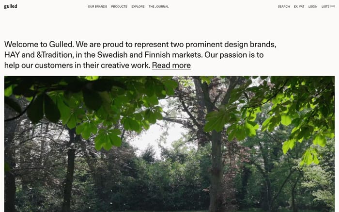 Gulled website preview