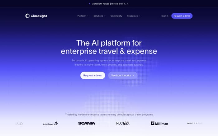 Clarasight website preview