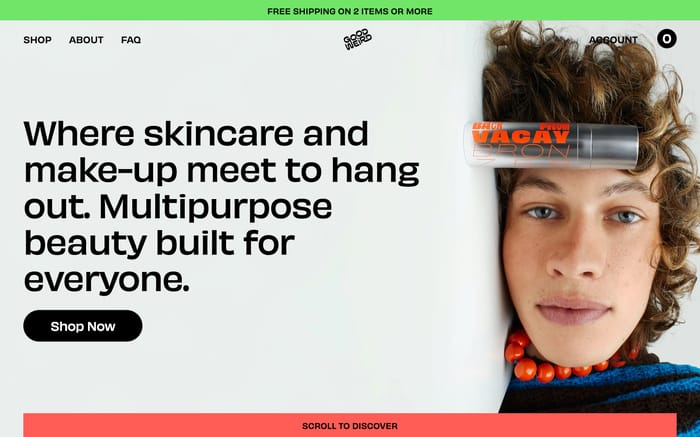 Good Weird website preview