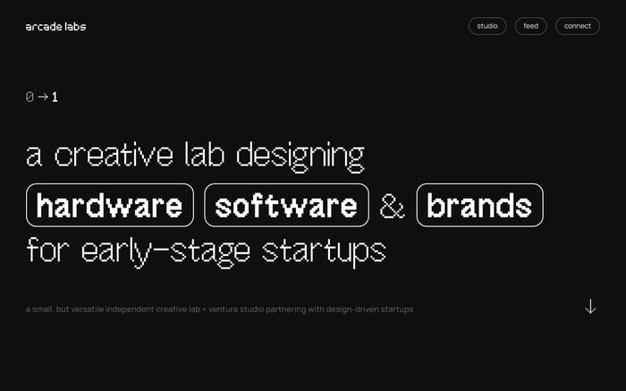 Arcade Labs website preview