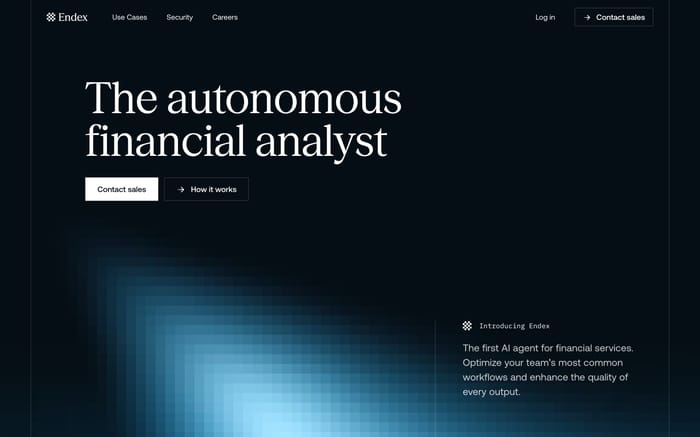 Endex website preview
