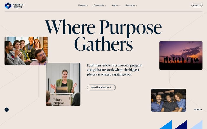 Kauffman Fellows website preview