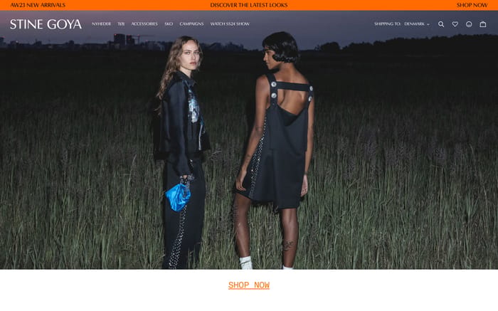 Stine Goya website preview