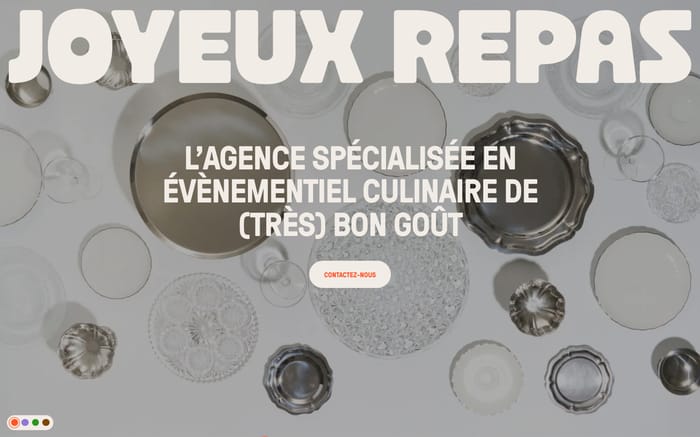Joyeux Repas website preview
