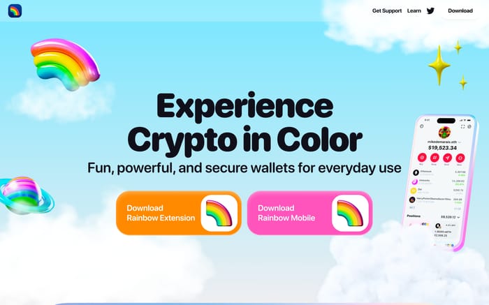 Rainbow website preview