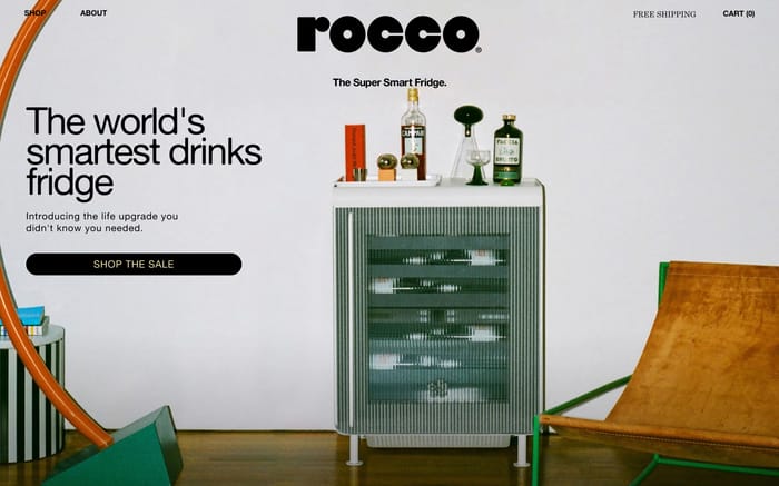 The Super Smart Fridge website preview