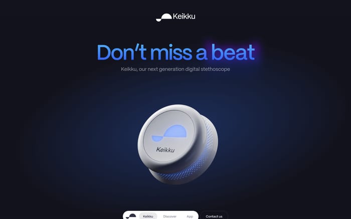 Keikku website preview