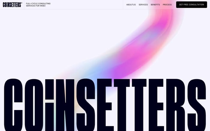 Coinsetters website preview