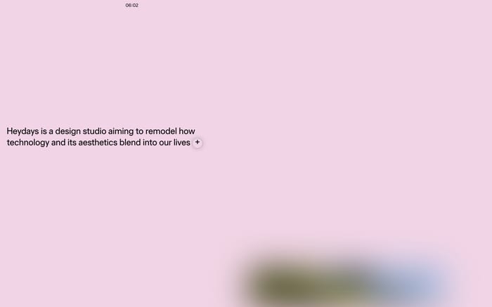 Heydays website preview