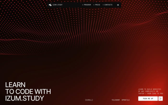 Izum website preview