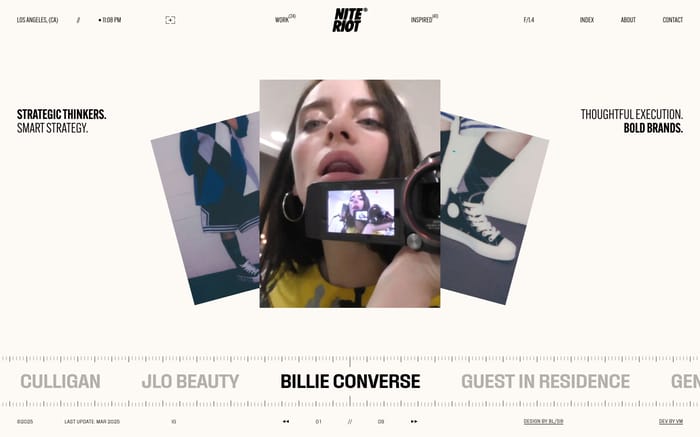 Nite Riot website preview