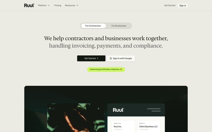 Ruul website preview
