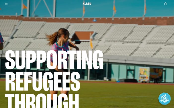 Klabu website preview