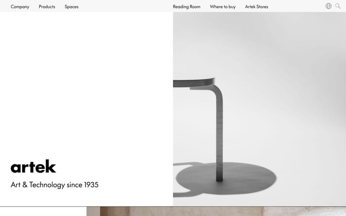 Artek website preview