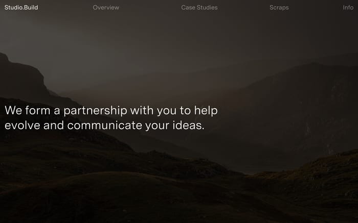 Studio.Build website preview