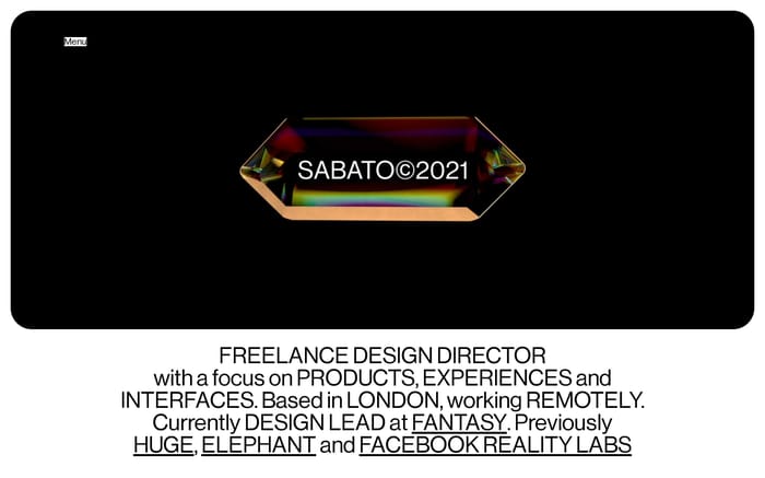 Sabato website preview