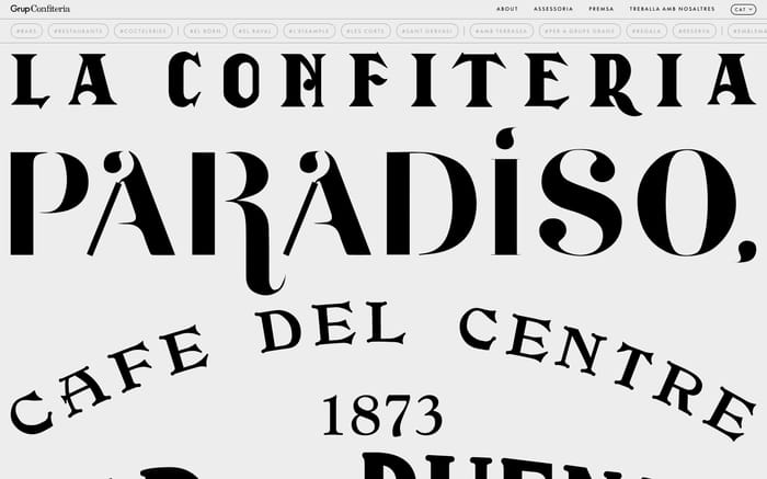 Grup Confiteria website preview
