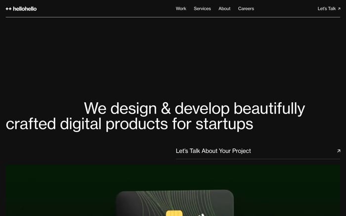 HelloHello website preview