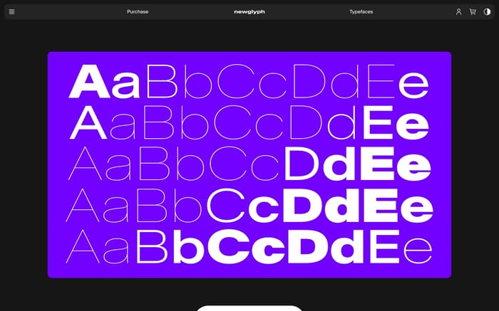 Newglyph website preview