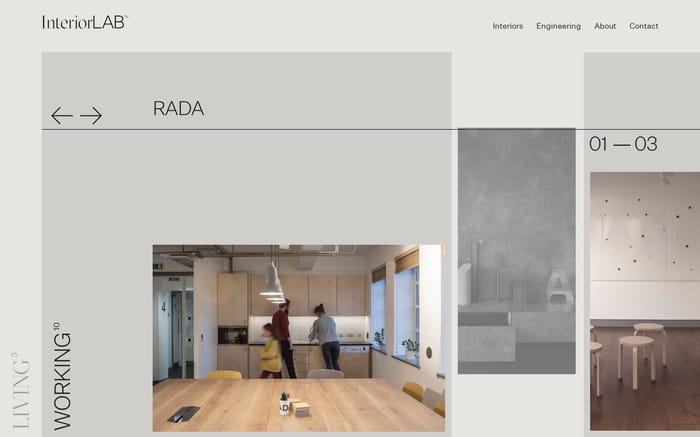 InteriorLab design website preview