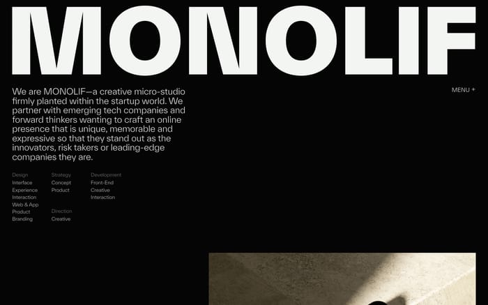 Monolif website preview