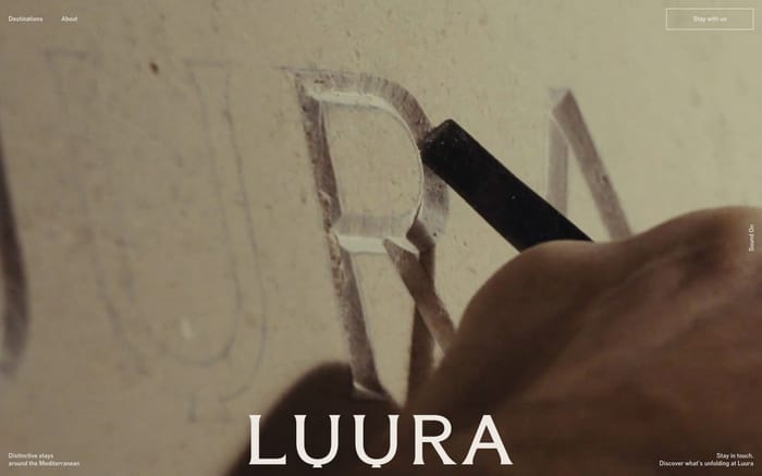 Luura Hotels website preview