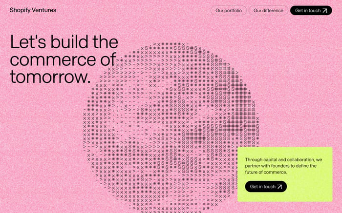 Shopify Ventures website preview