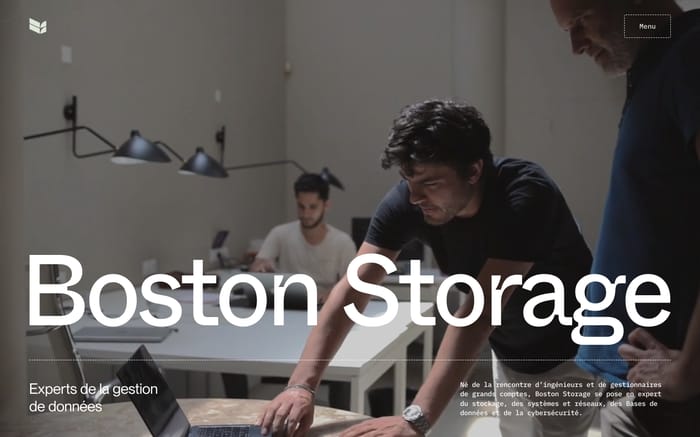 Boston Storage website preview
