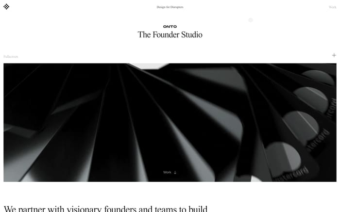 Onto website preview