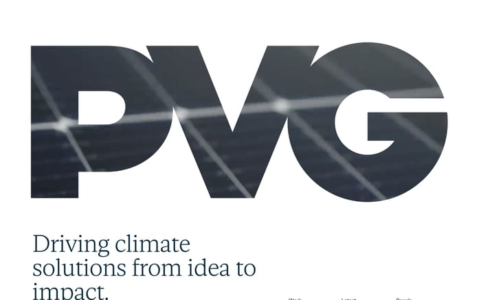 Purpose Venture Group website preview