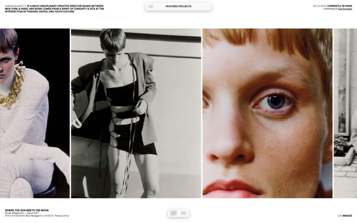 Sarah Bassett website preview