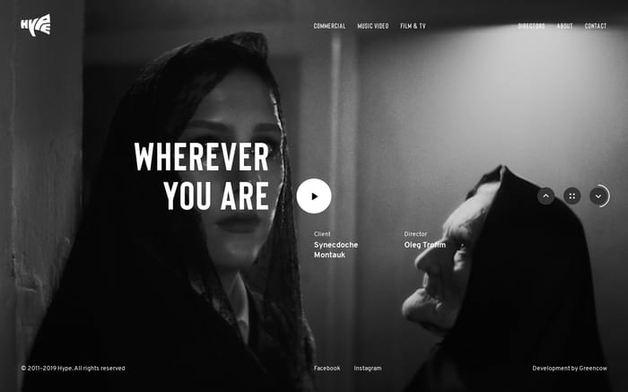 Hype Production website preview