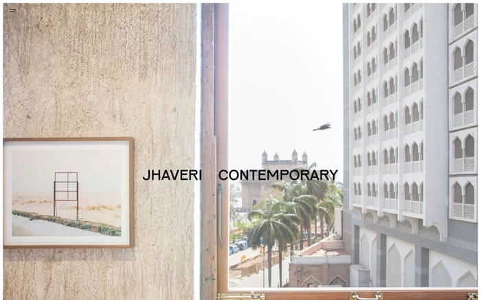 Jhaveri Contemporary website preview