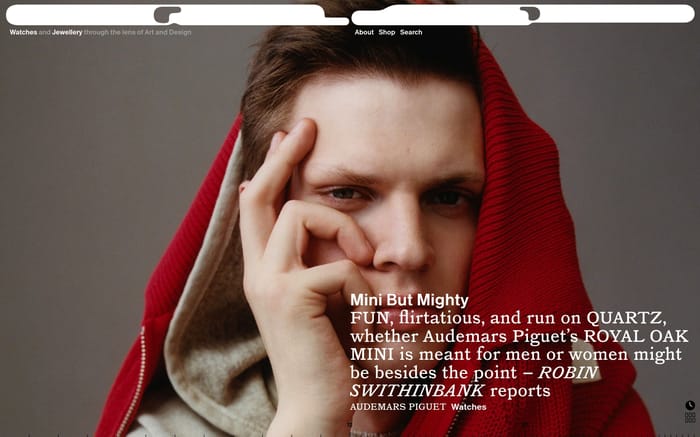 Qp Magazine website preview