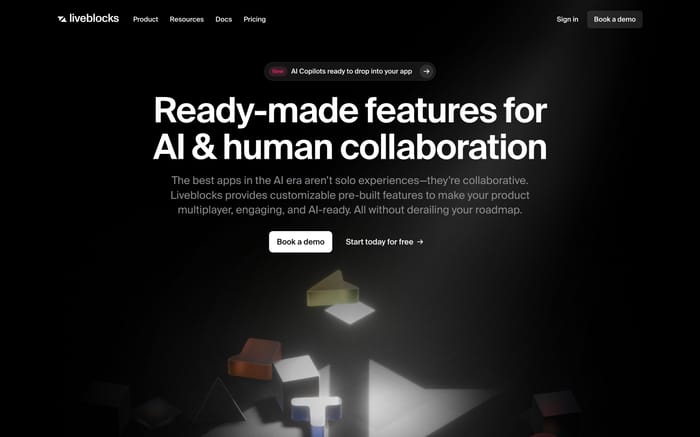Liveblocks website preview