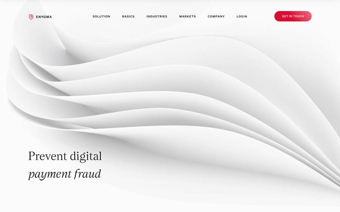 Enygma website preview