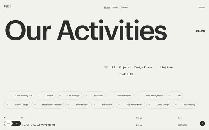 Fedl website preview