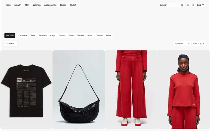 Osklen website preview